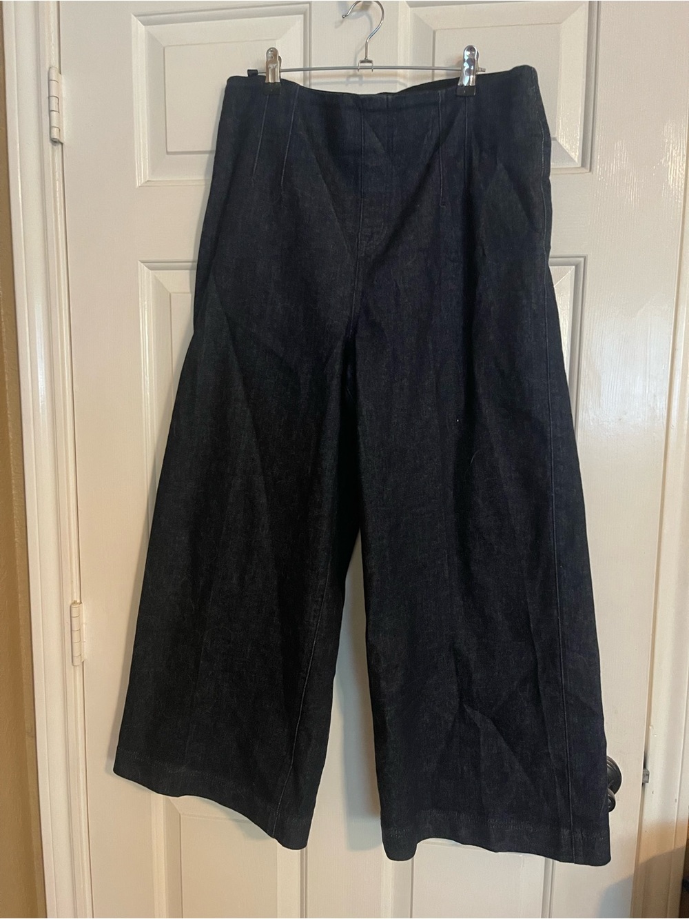 SPANX Dark Wash Wide Leg Pants
